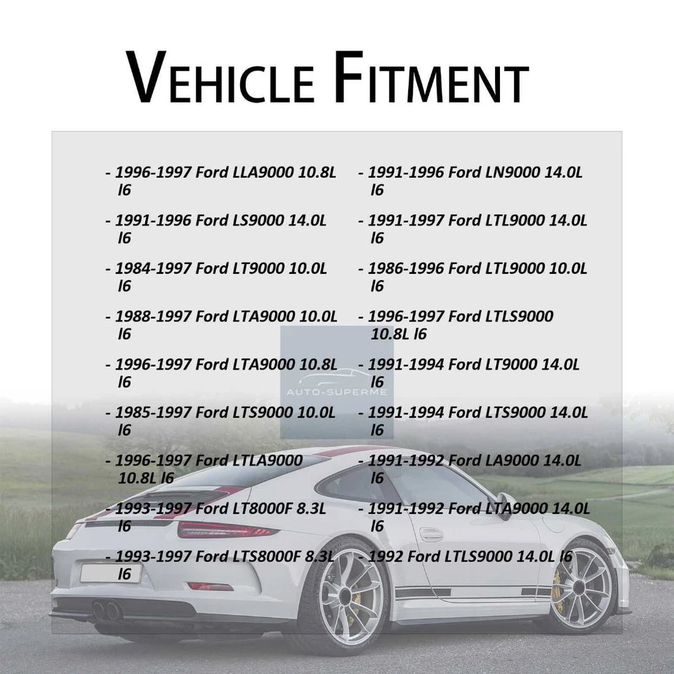 Engine To Pipe Radiator Coolant Hose For 1995 International Harvester F5070 8.7L - Image 3 of 4