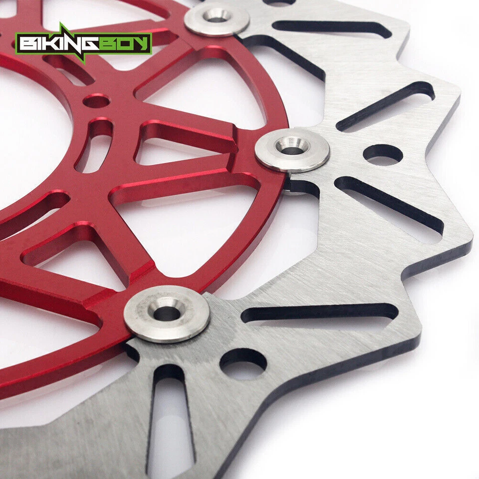 Adaptador de discos rotores de freno de gran tamaño para Honda CRF250R CR450R CR125R CR250R 04-08 Foto 4 de 4