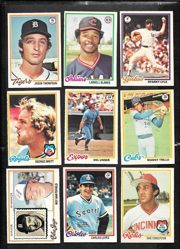 1978 OPC O PEE CHEE TOPPS MLB BASEBALL CARD 122-242 & WRAPPER SEE LIST - Picture 186 of 247