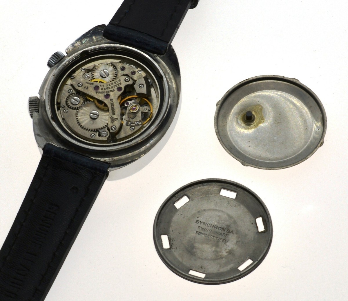 Montre Suisse Vintage Ernest Borel Conquistador Automatique Avec Calendrier - Occasion - Pour Homme
