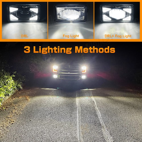 LED Fog Lights for 2015-2020 Ford F150, 2017-2018 Super Duty White Light - Picture 7 of 9