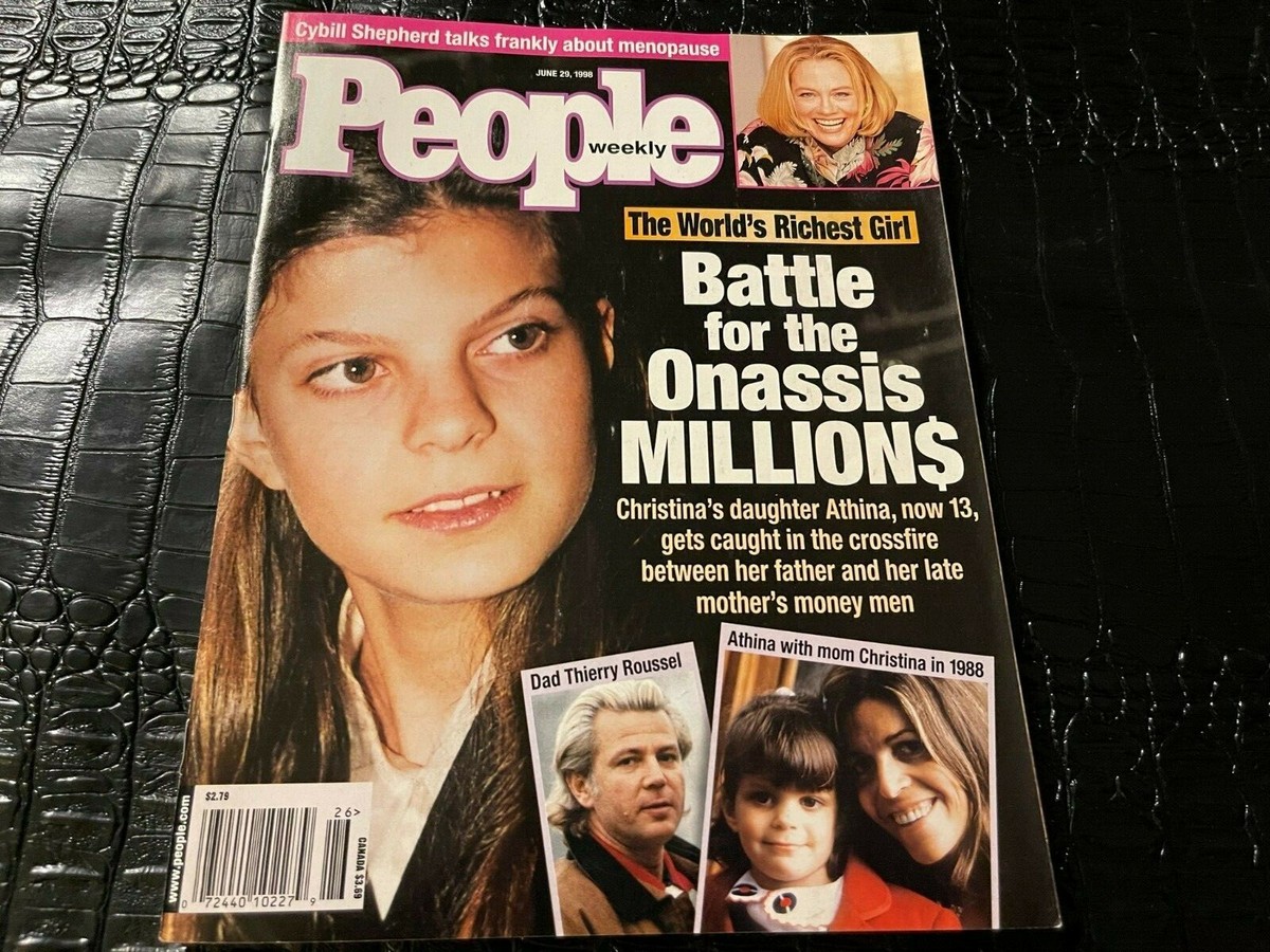 JUNE 29 1998 PEOPLE magazine (NO LABEL - UNREAD) - ATHINA ONASSIS