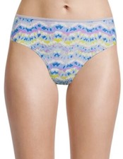 Time and Tru Wave Print Swim Bottoms Size Medium 8-10 Mid Rise Multicolor NWT