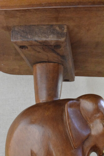 Nigerian Elephant End Table - Picture 4 of 7