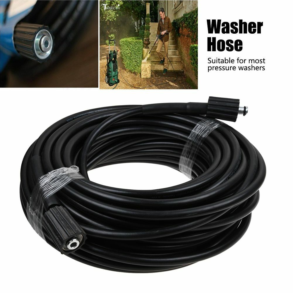 25100FT High Pressure Washer Hose Extension M22 3000PSI For Pressure Washer Gun eBay