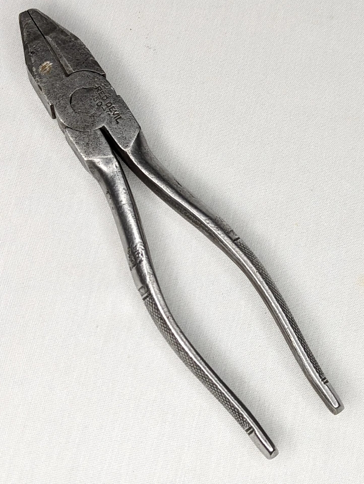 Vintage Red Devil 50 Pliers 7" Long Made in USA - Image 2 of 4