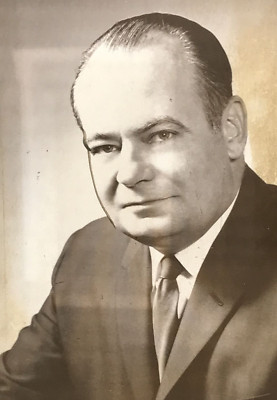 1967 Larry Provo Chicago & Northwestern Railroad CNW President Portrait Press