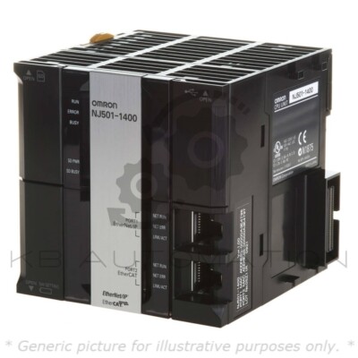 Omron NJ501-1300 Sysmac NJ-Serie CPU, 16 Servoachsen, EtherCAT & EtherNet/IP