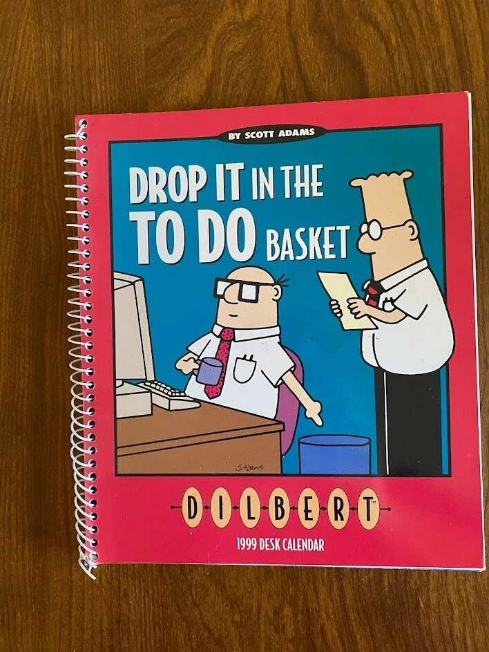 Dilbert 1999 Desk Calendar Unused | eBay
