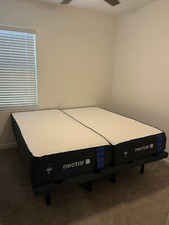 Nectar Memory Foam Split King Mattress Set 2 Twin XLs - 12" Thick