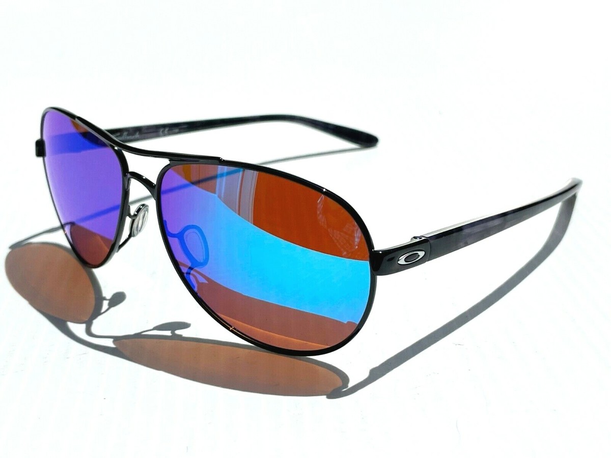 NEW Oakley FEEDBACK Aviator Shiny Black POLARIZED Galaxy  display picture 1