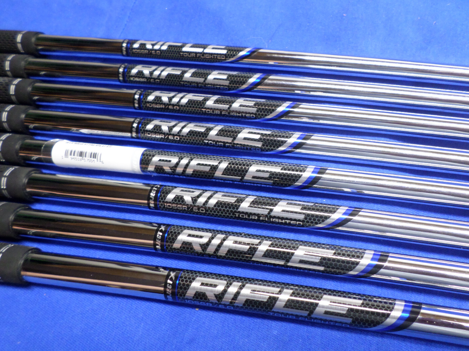Set of 8 Project X Rifle Tour Flighted 105g Stiff 6.0 Iron Shafts .370