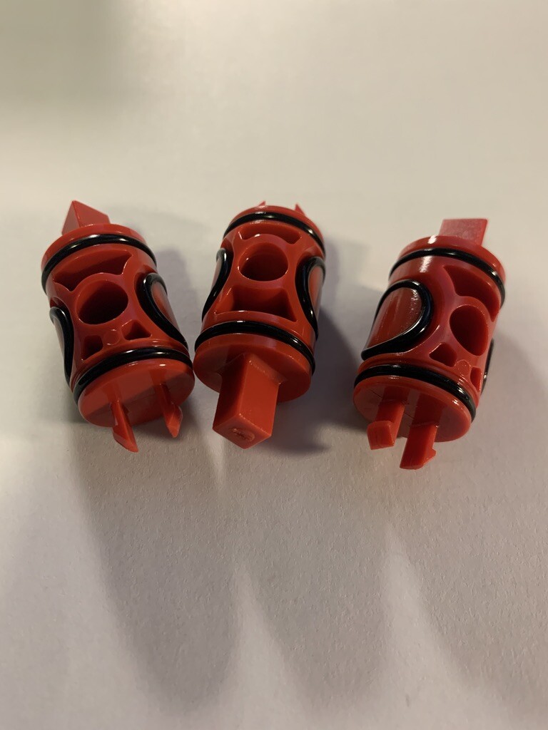 Viega Manabloc Replacement Valve Stems (3 pack of RED 50602 stems