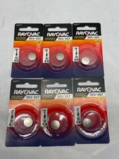Lot of 6 Rayovac 303/357-1ZMG Electronic 1.5V Silver Oxide Batteries