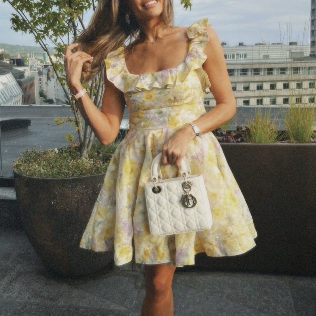 NEW SEASON* $995 Zimmermann Harmony Frilled Mini Dress