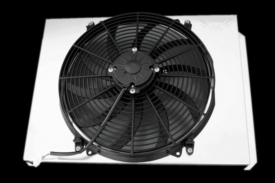 KKS Radiator Fan Shroud + 16" Fan For 49-54 Chevy Bel Air Fleetline CC4954 Foto 2 de 4