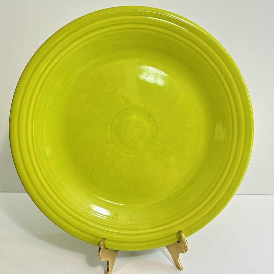 Fiestaware Lemongrass 10.5” Fiesta Dinner Plates Green Plate Set Of 4