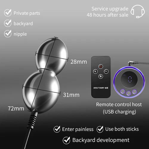 Electric Electro Metal Open Plug Speculum E-stim Spreader Dilator Device Men Toy - Picture 22 of 22