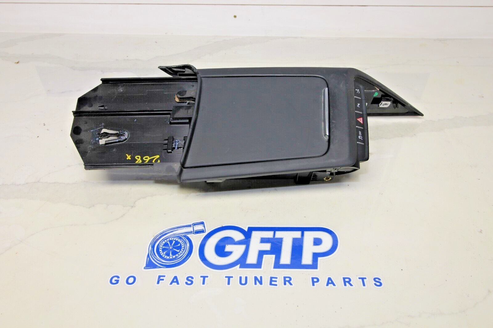 17-21 AUDI R8 V10 PLUS RWS OEM CENTER CONSOLE CUBBY HAZARD SWITCH 4S1863041J