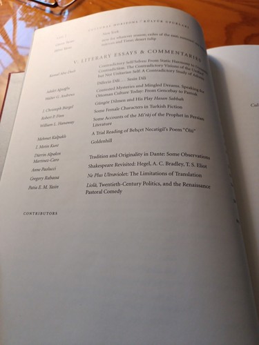 Cultural Horizons, vols 1 & 2, a Festschrift in honor of Talat Halman, slipcase - Foto 14 di 15