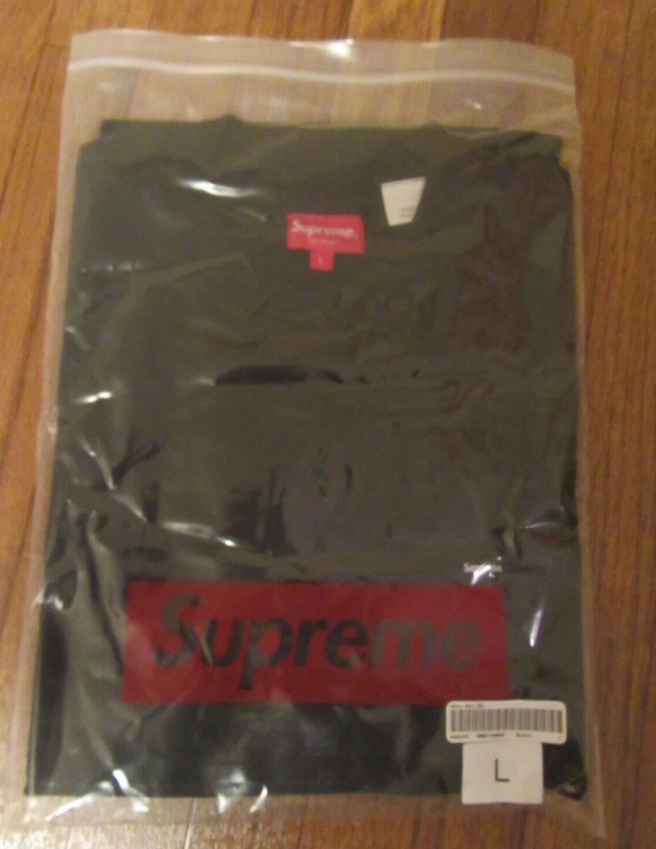 Supreme Small Box Tee T-Shirt Size Large Black SS23 Supreme New York 2023  New