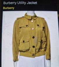 Burberry Jacket, Uk Size 6