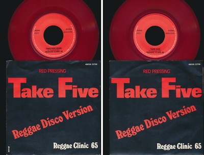 REGGAE CLINIC 65 45 TOURS SP 7'' BELGIUM TAKE FIVE *RED VINYL*