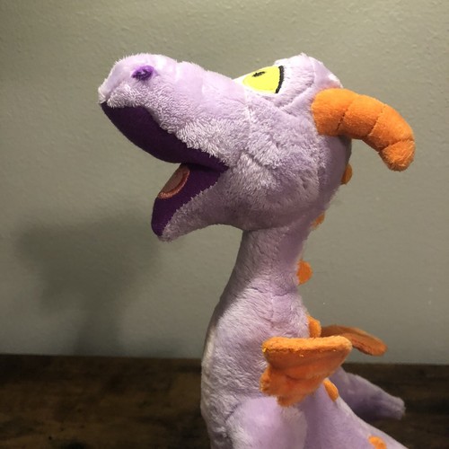 Figment Plush Disney Parks Disneyland World Stuffed Animal Purple Dragon Epcot - Picture 15 of 15