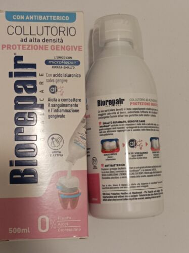 Biorepair Enjuague Bucal Goma Protección para Sangrado e Inflamación 500 ml Fresco Como Nuevo - Imagen 7 de 17