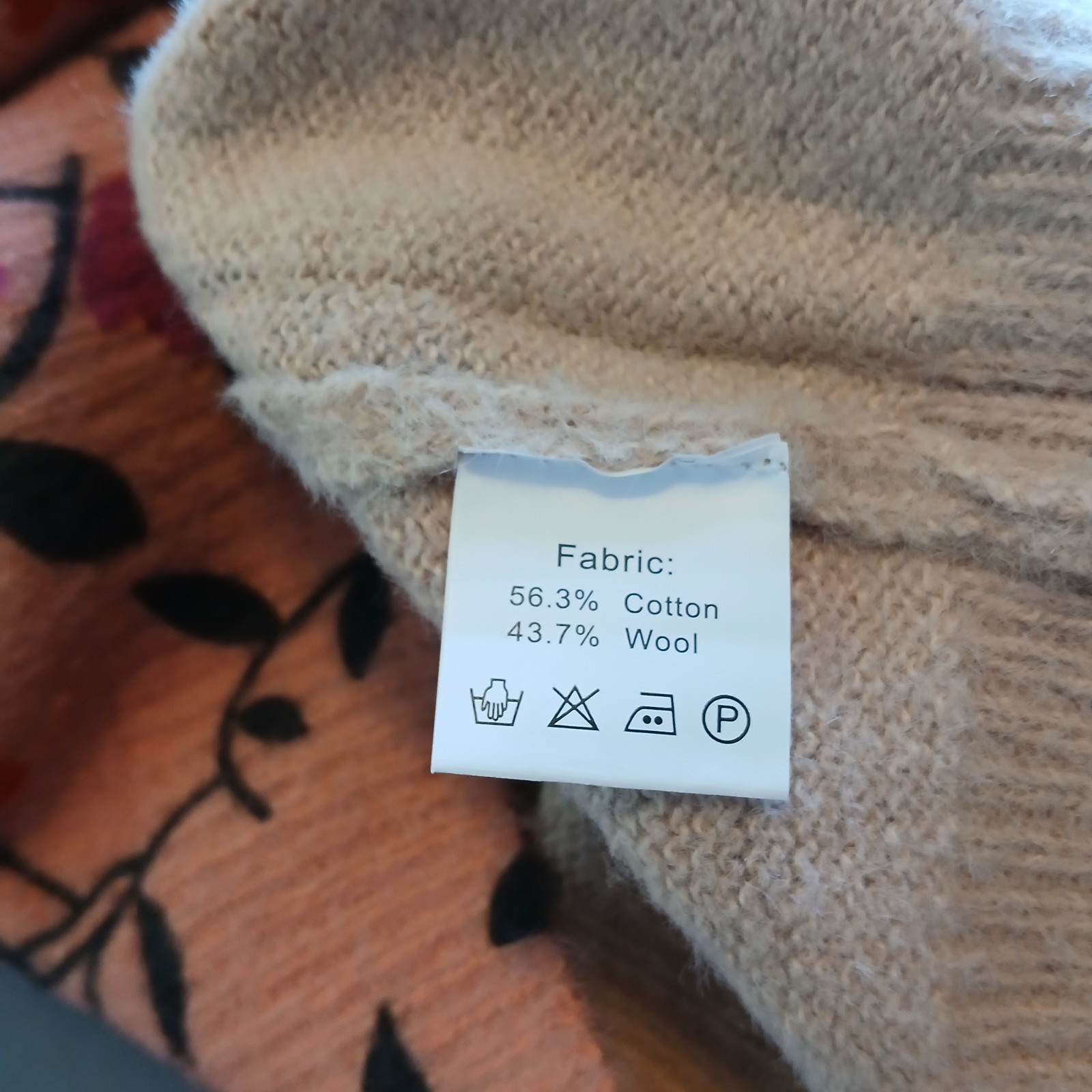 YesNo cardigan patchwork pattern multicolor wool … - image 9