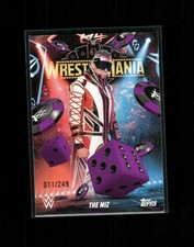 2025 Topps x WrestleMania 41 The Miz #WM-38 Purple /249