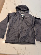 Columbia Youth Black Rain Jacket Size Medium