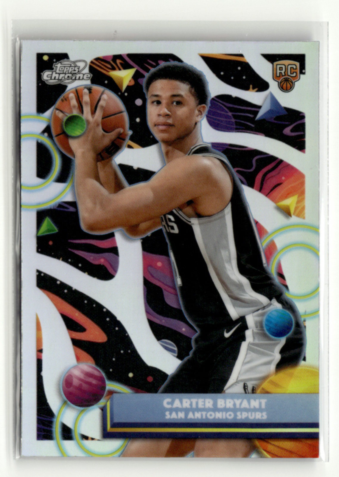 Carter Bryant RC 2025-26 Topps Cosmic Chrome Basketball Refractor #139 ① [xlv8