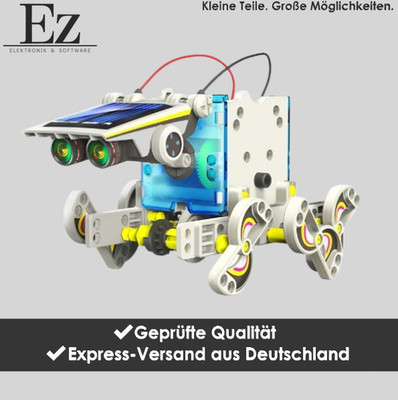 DIY 14-in-1 Solar Robot Kit Bausatz Solarenergie Lernspielzeug MINT Kinder