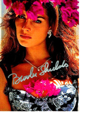 BROOKE SHIELDS  Autogramm original signiert Foto 18 x 12,5 cm "Die blaue Lagune"