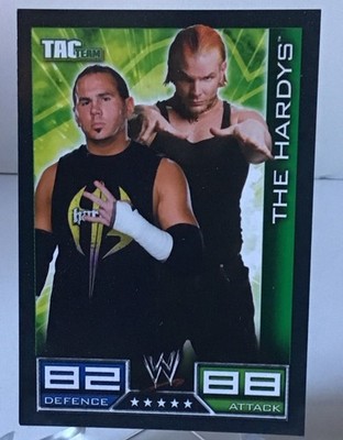 Hardy Boyz Jeff Matt wwe wcw ecw Euro limited topps 2008 SA Card    