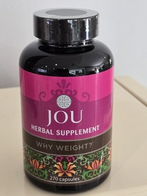 Jou Why Weight Herbal Supplements 270 Capsules Bottle Expirtn 2028 Sealed  New