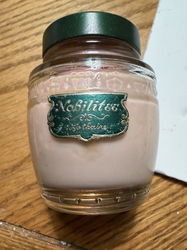 Antique Rare 1920/30s Lothaire Nobiliteecleansing Cream Health O Apothecary Jar