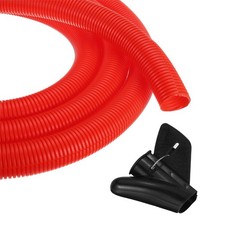 1 1/2 Inch 20ft Split Wire Loom Tubing Flexible Cord Protectors Red