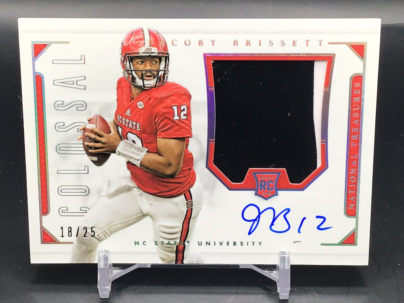 Jacoby Brissett Panini National Treasures Collegiate #238 Autograph