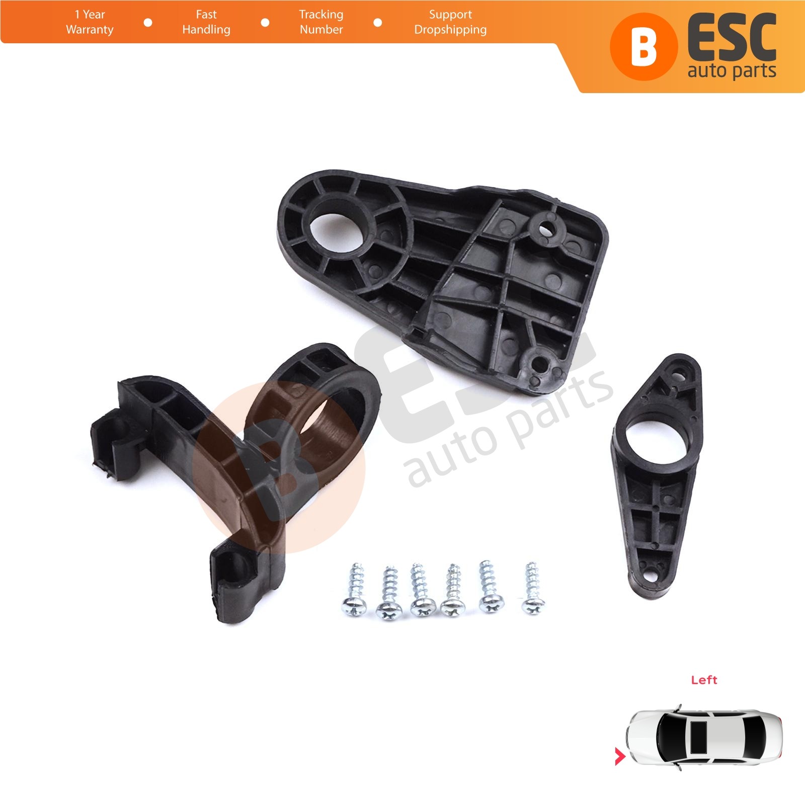 Headlight Holder Repair Bracket Set Left for Skoda Octavia MK3 5E 2012-2019