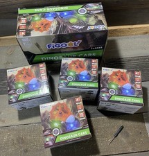 Toys 4 Pack Dinosaur Cars, Fully Automatic Toys, Factory Seal, Lights/ Sounds