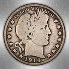 1914 Barber Half Dollar CACG VG-8 CAC