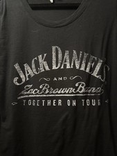 ZAC BROWN BAND and JACK DANIEL'S No 7 Concert Tour (LG) T-Shirt WHISKEY