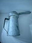 Vintage Galvanized Oil Can with Flexible Spout Advertising Sticker — photo 4