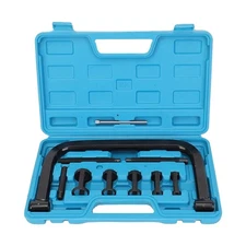 Hollow Valve Spring Compressor 10 PCS Kit Auto Compression C-Clamp Tool Set