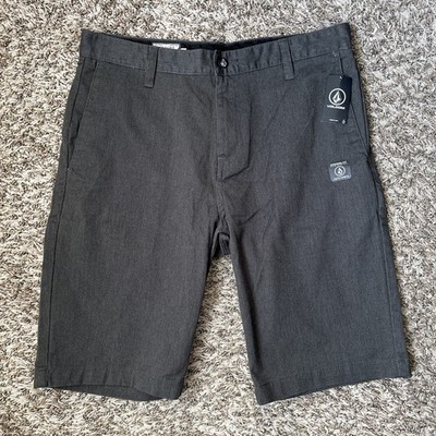 Volcom Men s Vmonty Stretch Shorts, Gray, Size 31, NWT