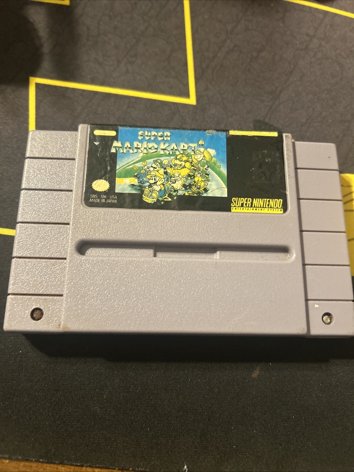 Super Mario Kart SNES Super Nintendo Game Cartridge UNTESTED READ DESC