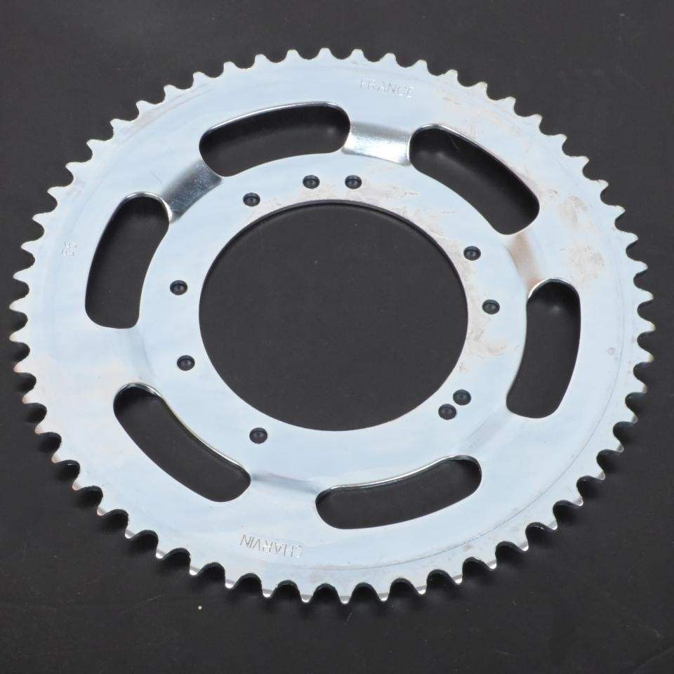 Couronne transmission MBK 51V Charvin 56 dents pas 415 Mobylette 50