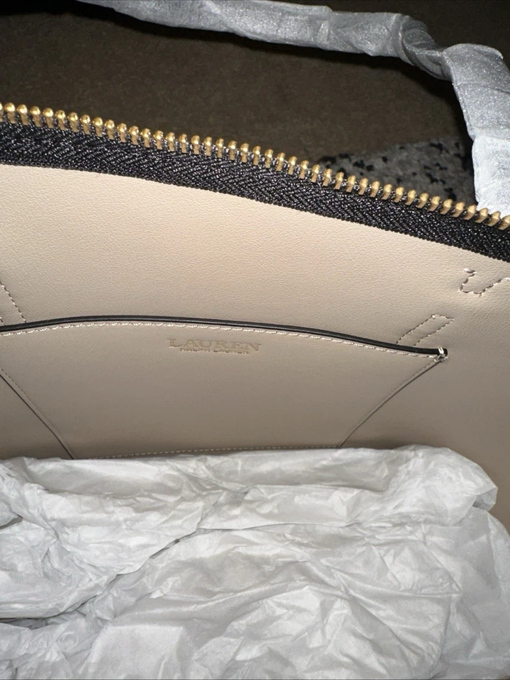 Lauren Ralph Lauren Large Black Keaton Faux Leather Tote bag BNWT rrp £295 - Image 2 of 4